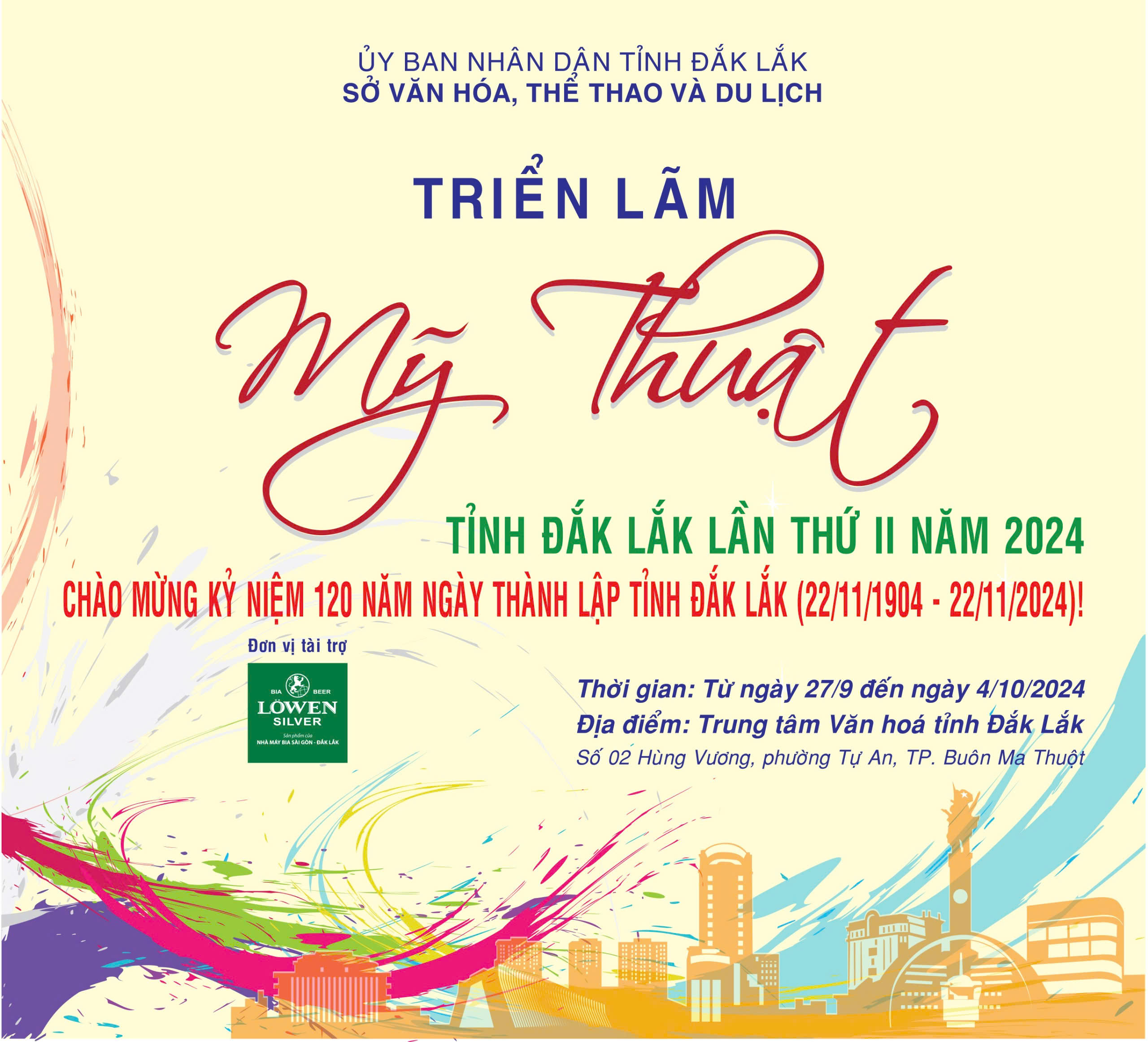Triển lãm Mỹ thuật tỉnh Đắk Lắk lần thứ II năm 2024